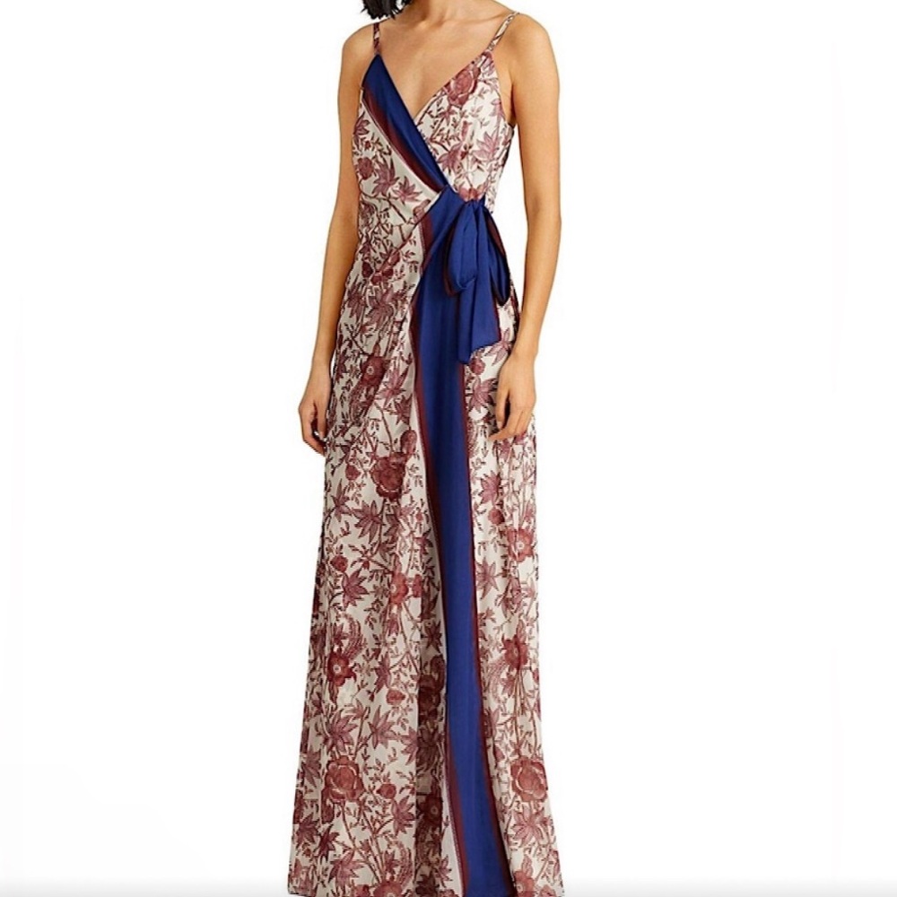 Lauren Ralph Lauren‎ Floral Wrap Maxi Dress
